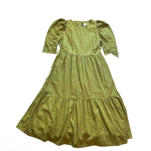 Women’s Elbow Sleeve Eyelet Dress by Target “A New Day” - Picture 4 of 5